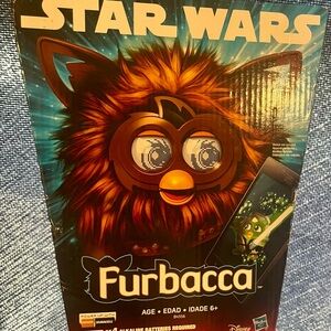 Star Wars Furby Furbacca with Black and Green Features